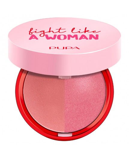 Pupa Milano - FIGHT LIKE A WOMAN EXTREME BLUSH DUO - Компактен двоен руж